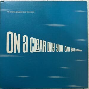 Vintage Original Broadway Cast Recording On A Clear Day You Can See Forever